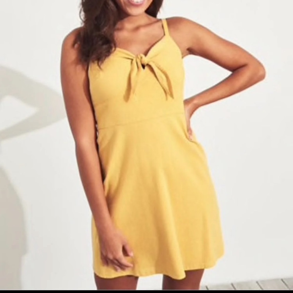 OLIVE front tie dress